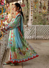 Zaha By Khadijah Shah Embroidered Lawn Suits Unstitched 3 Piece - ZH25NL 8B ZARAAH